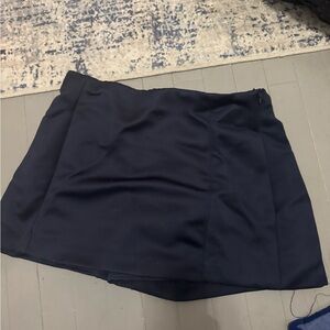 Navy Blue Mini Skirt